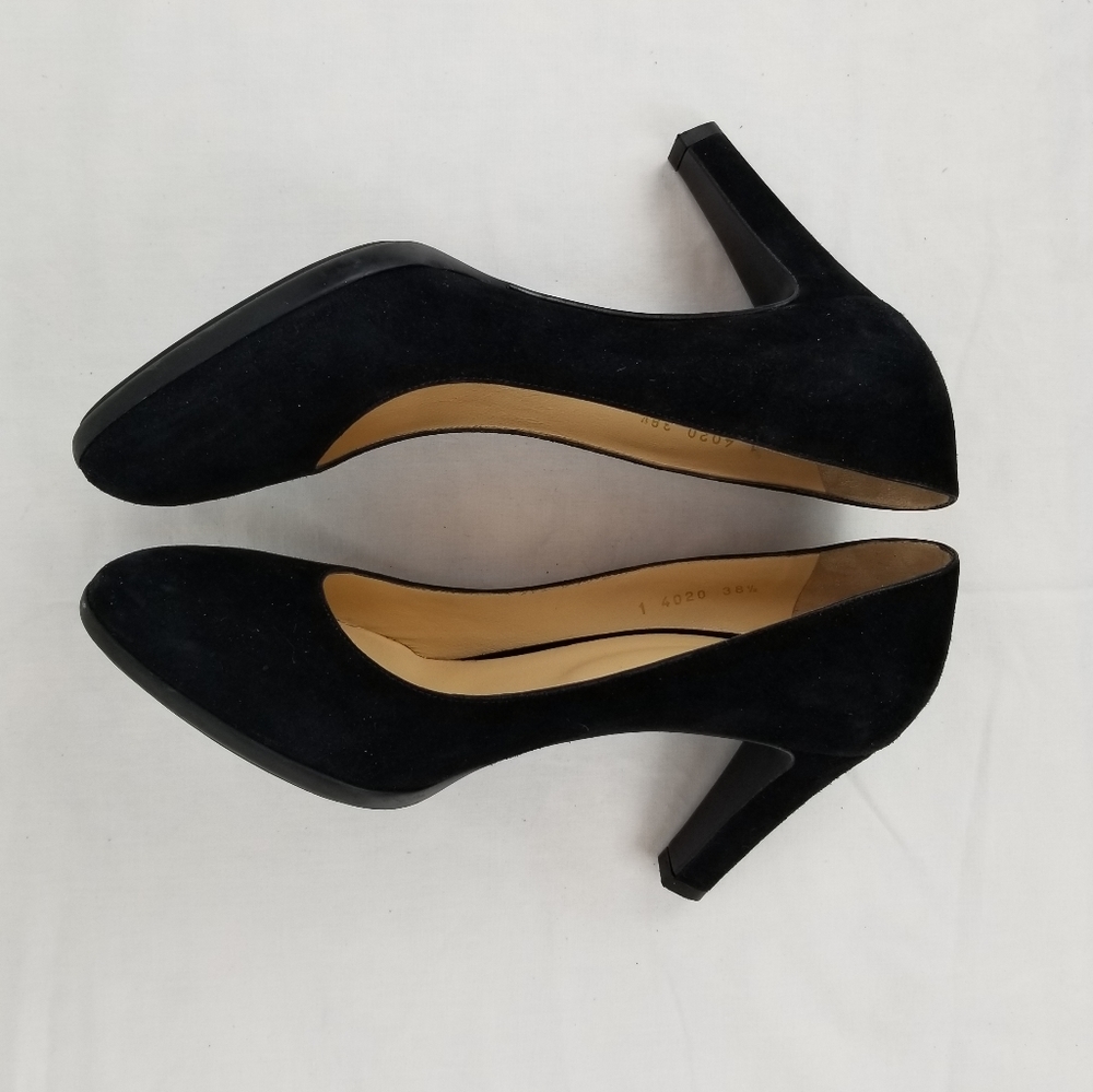 Sergio Rossi Suede Leather Heels Pumps size 38.5 - Picture 6 of 9